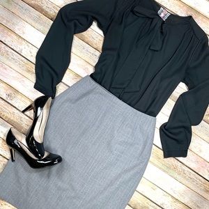 Caslon Gray Career Skirt Sz 4P